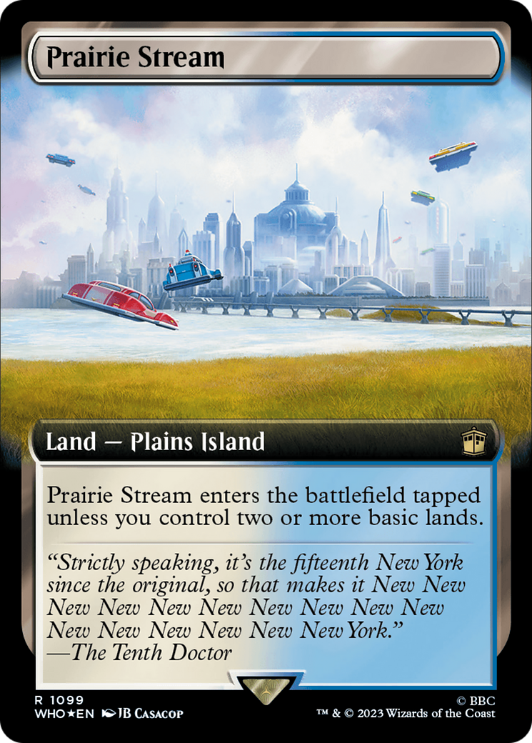 Prairie Stream (Extended Art) (Surge Foil) [Doctor Who] - The Mythic Store | 24h Order Processing