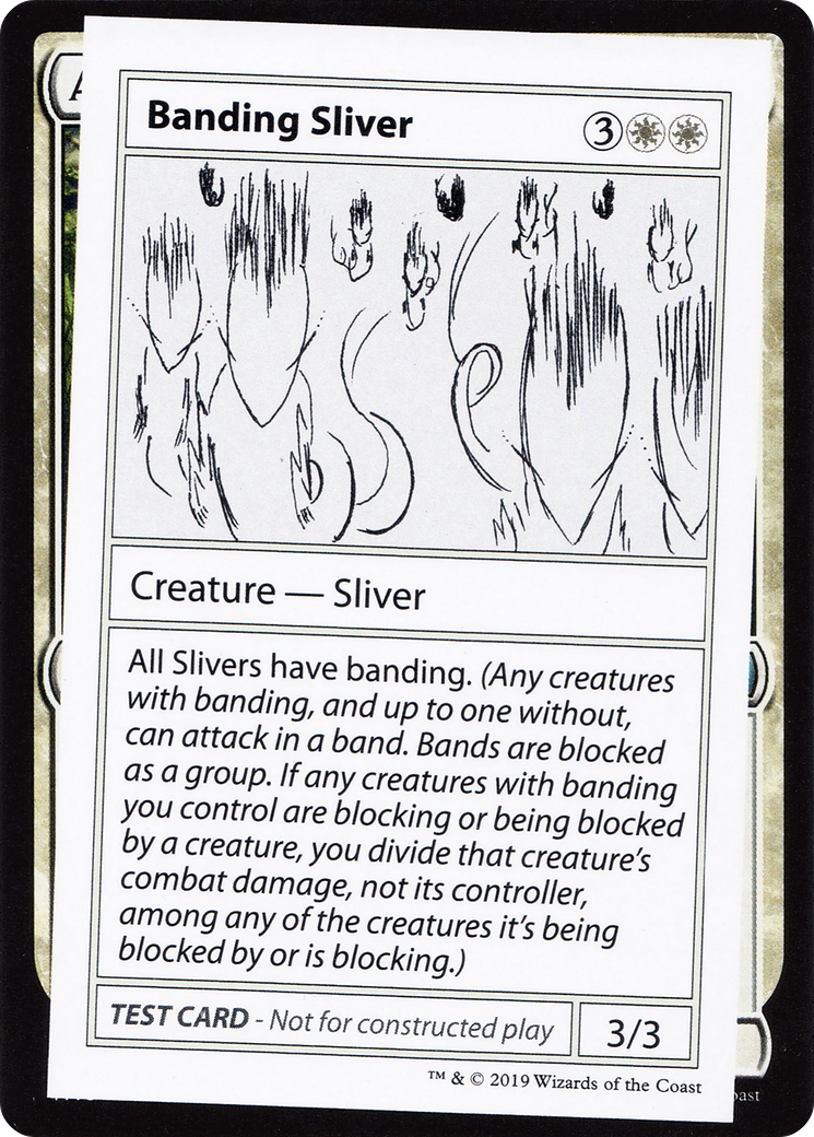 Banding Sliver (2021 Edition) [Mystery Booster Playtest Cards] - The Mythic Store | 24h Order Processing
