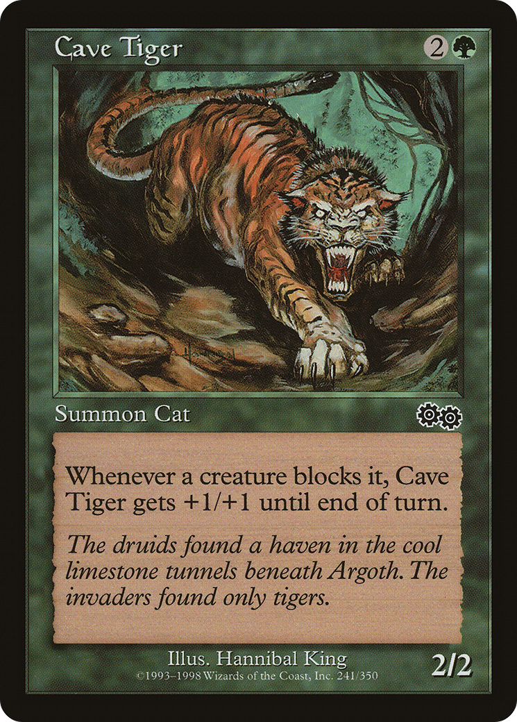 Cave Tiger [Urza's Saga] - The Mythic Store | 24h Order Processing