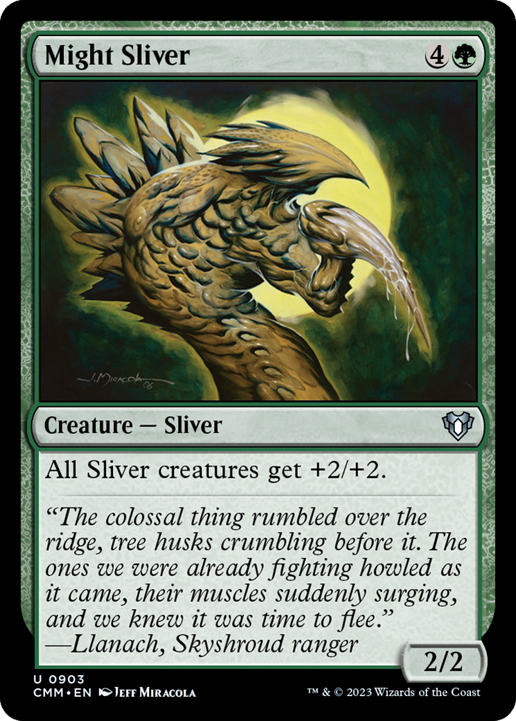Might Sliver [Commander Masters] - The Mythic Store | 24h Order Processing