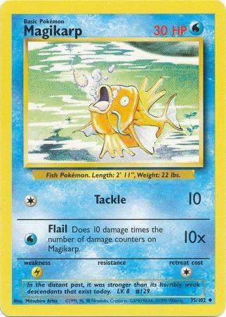 Magikarp (35/102) [Base Set Unlimited] - The Mythic Store | 24h Order Processing
