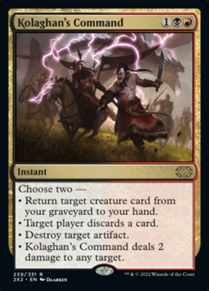 Kolaghan's Command [Double Masters 2022] - The Mythic Store | 24h Order Processing