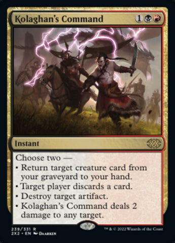 Kolaghan's Command [Double Masters 2022] - The Mythic Store | 24h Order Processing