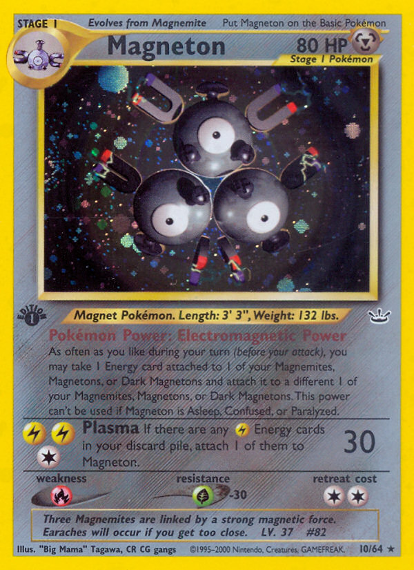 Magneton (10/64) [Neo Revelation 1st Edition] - The Mythic Store | 24h Order Processing