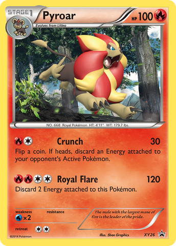 Pyroar (XY26) [XY: Black Star Promos] - The Mythic Store | 24h Order Processing