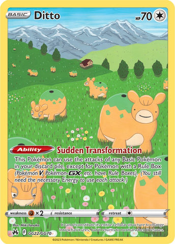 Ditto (GG22/GG70) [Sword & Shield: Crown Zenith] - The Mythic Store | 24h Order Processing
