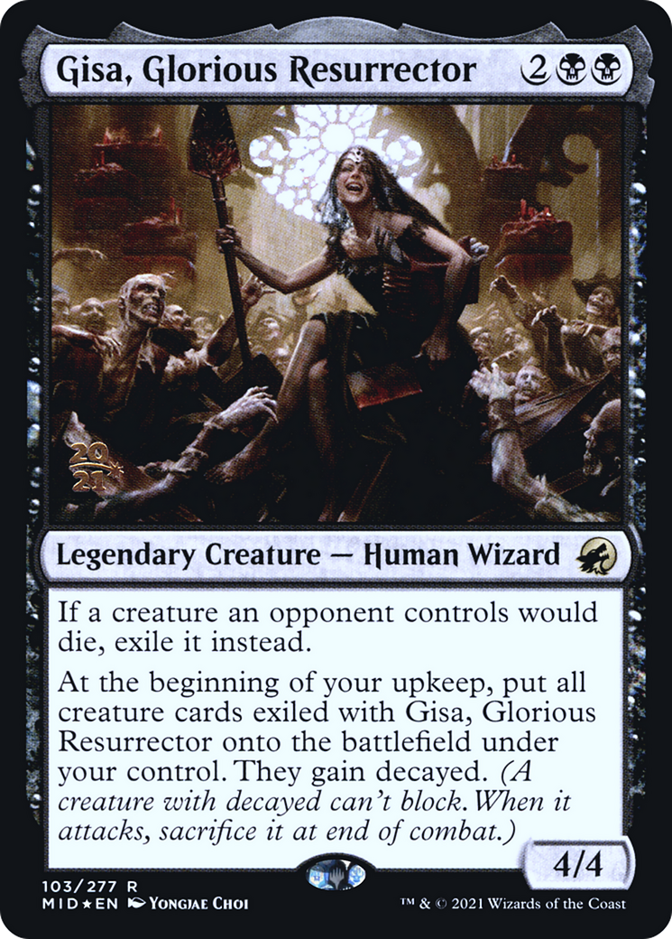 Gisa, Glorious Resurrector [Innistrad: Midnight Hunt Prerelease Promos] - The Mythic Store | 24h Order Processing