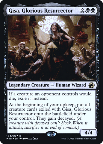 Gisa, Glorious Resurrector [Innistrad: Midnight Hunt Prerelease Promos] - The Mythic Store | 24h Order Processing