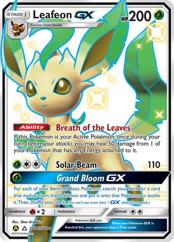 Leafeon GX (SV46/SV94) [Sun & Moon: Hidden Fates - Shiny Vault] - The Mythic Store | 24h Order Processing