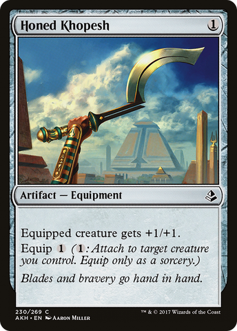 Honed Khopesh [Amonkhet] - The Mythic Store | 24h Order Processing