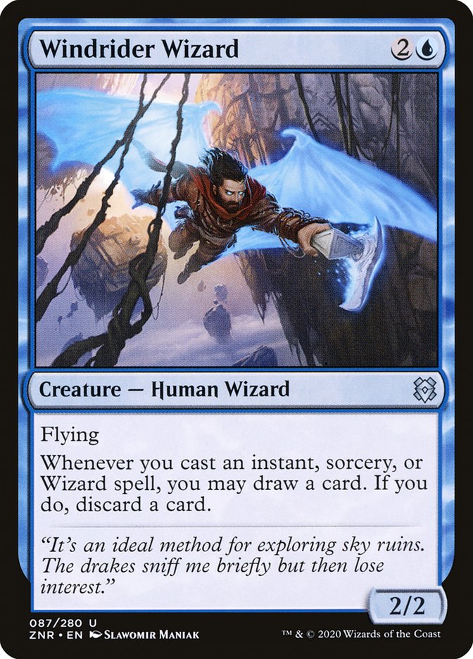 Windrider Wizard [Zendikar Rising] - The Mythic Store | 24h Order Processing
