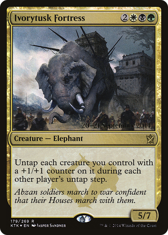 Ivorytusk Fortress [Khans of Tarkir Prerelease Promos] - The Mythic Store | 24h Order Processing