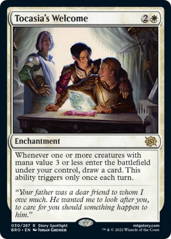Tocasia's Welcome (Promo Pack) [The Brothers' War Promos] - The Mythic Store | 24h Order Processing