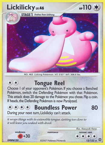 Lickilicky (12/132) [Diamond & Pearl: Secret Wonders] - The Mythic Store | 24h Order Processing