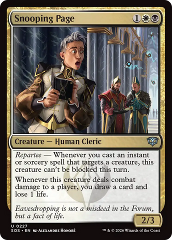 Snooping Page [Secrets of Strixhaven] - The Mythic Store | 24h Order Processing
