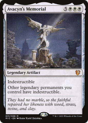 Avacyn's Memorial [Innistrad: Midnight Hunt Commander] - The Mythic Store | 24h Order Processing