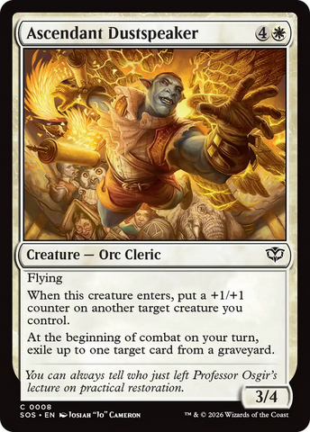 Ascendant Dustspeaker [Secrets of Strixhaven] - The Mythic Store | 24h Order Processing