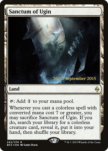Sanctum of Ugin [Battle for Zendikar Prerelease Promos] - The Mythic Store | 24h Order Processing