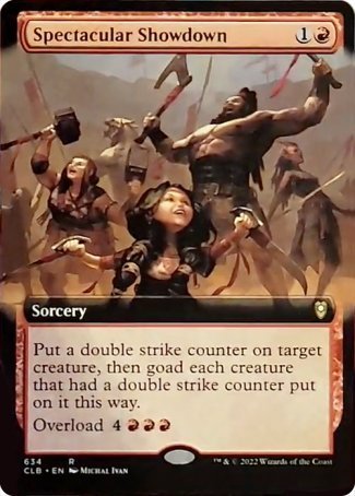 Spectacular Showdown (Extended Art) [Commander Legends: Battle for Baldur's Gate] - The Mythic Store | 24h Order Processing