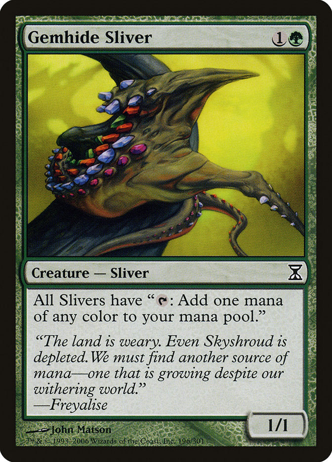 Gemhide Sliver [Time Spiral] - The Mythic Store | 24h Order Processing