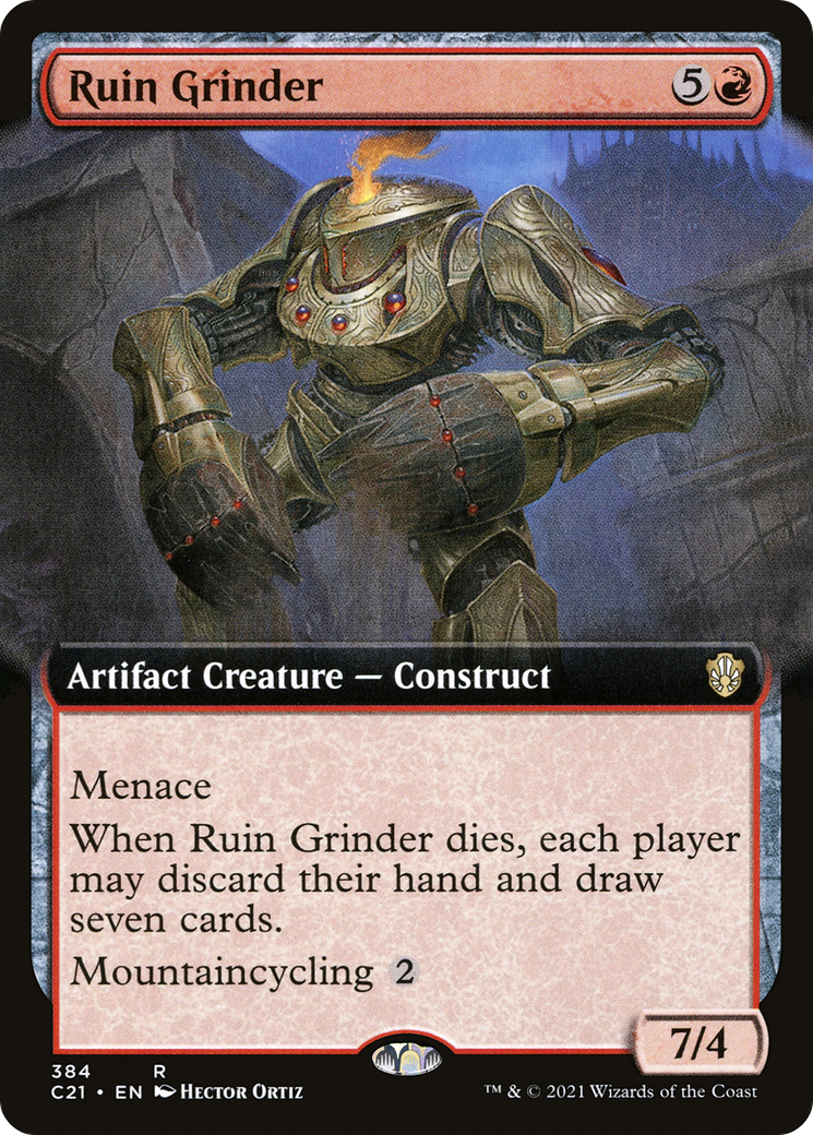 Ruin Grinder (Extended Art) [Commander 2021] - The Mythic Store | 24h Order Processing