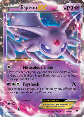 Espeon EX (52/122) [XY: BREAKpoint] - The Mythic Store | 24h Order Processing