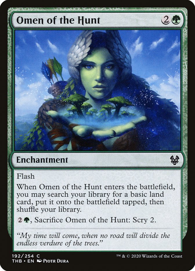 Omen of the Hunt [Theros Beyond Death] - The Mythic Store | 24h Order Processing