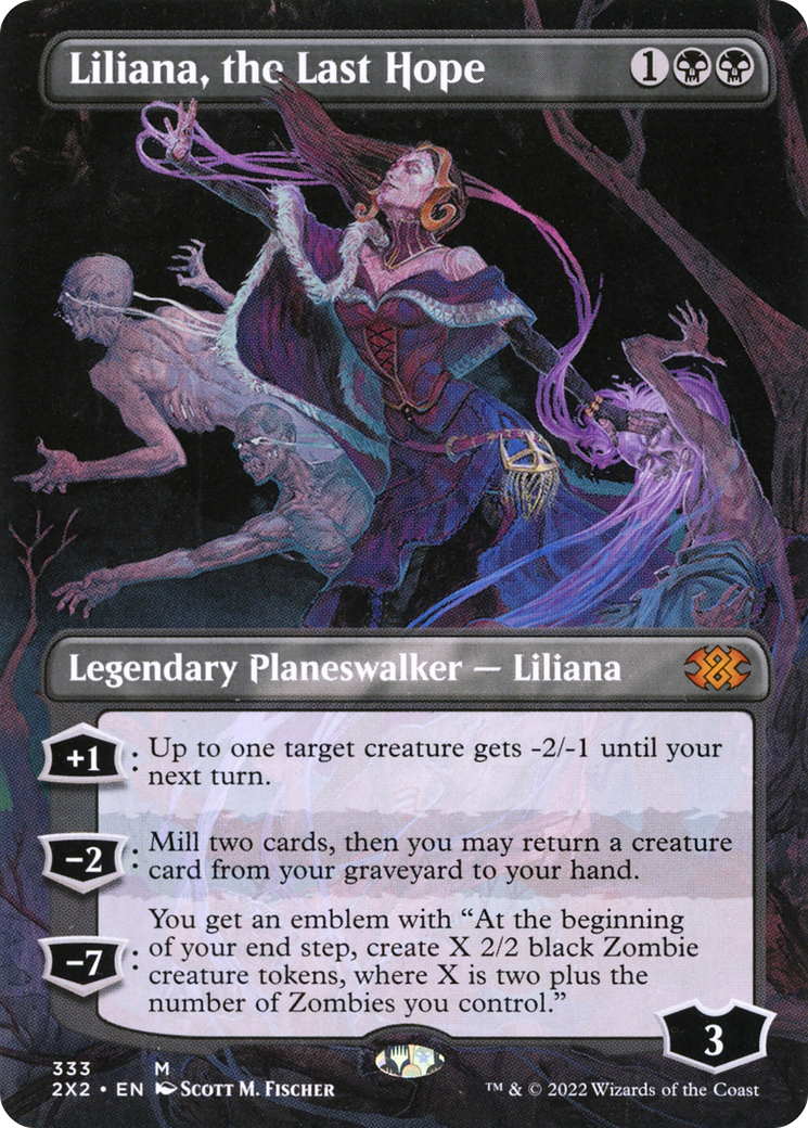 Liliana, the Last Hope (Borderless) [Double Masters 2022] - The Mythic Store | 24h Order Processing