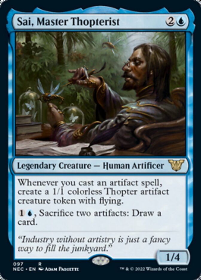 Sai, Master Thopterist [Kamigawa: Neon Dynasty Commander] - The Mythic Store | 24h Order Processing