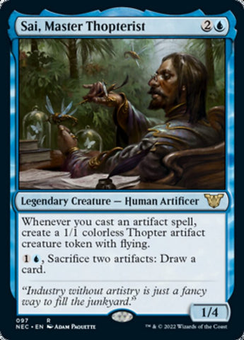 Sai, Master Thopterist [Kamigawa: Neon Dynasty Commander] - The Mythic Store | 24h Order Processing