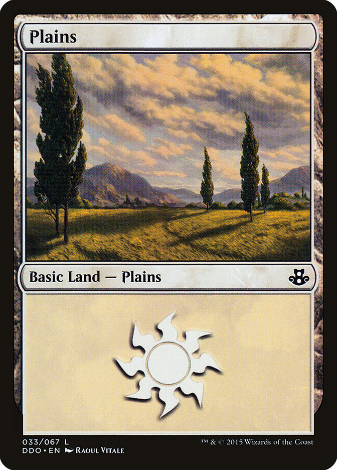 Plains (33) [Duel Decks: Elspeth vs. Kiora] - The Mythic Store | 24h Order Processing