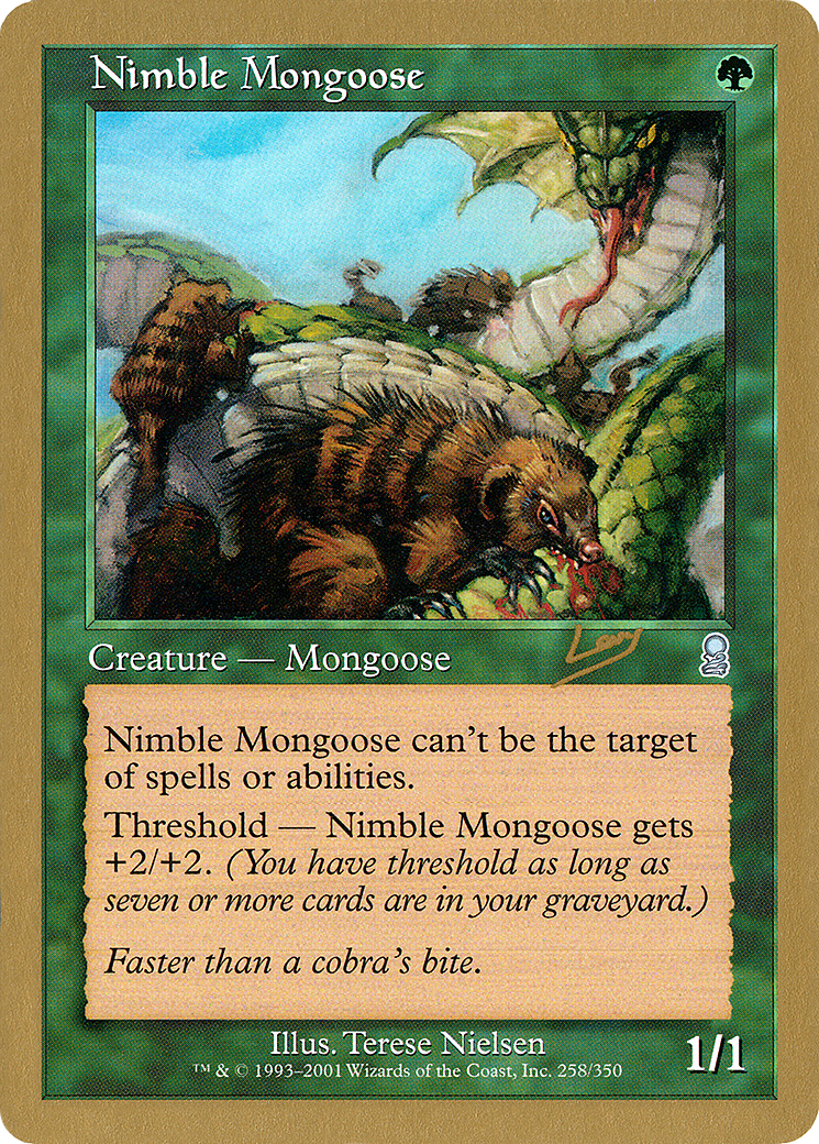 Nimble Mongoose (Raphael Levy) [World Championship Decks 2002] - The Mythic Store | 24h Order Processing