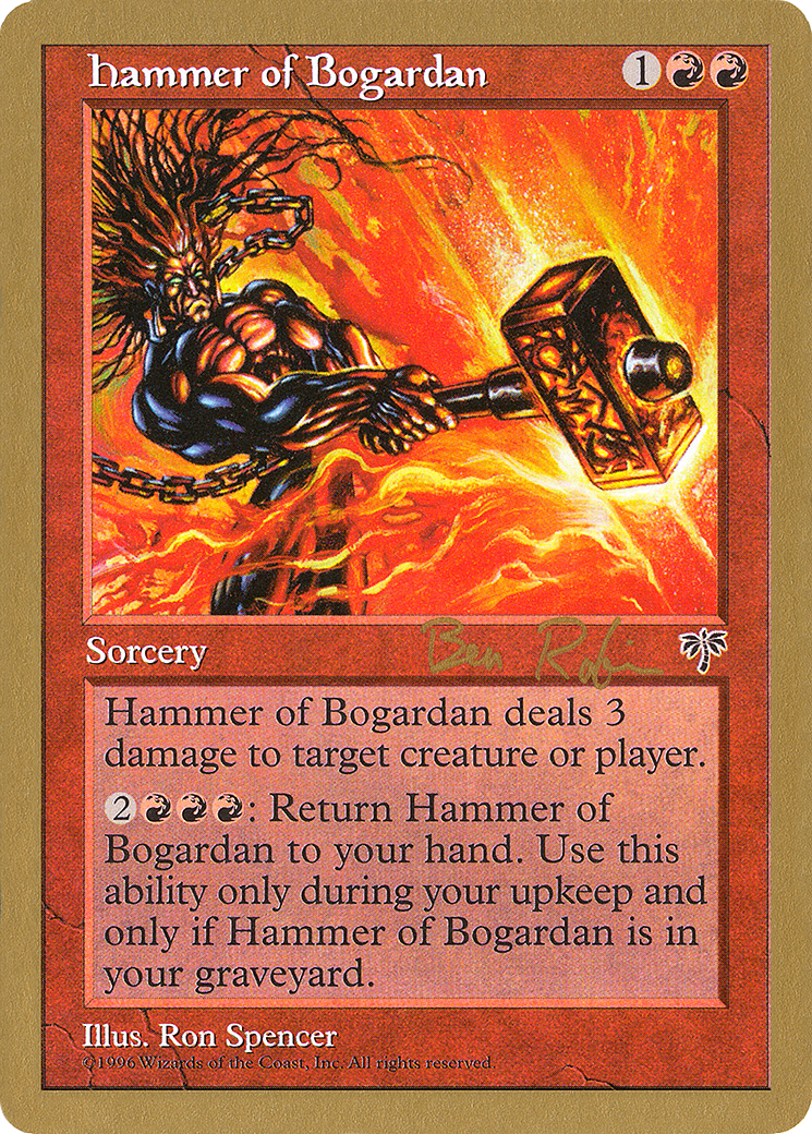 Hammer of Bogardan (Ben Rubin) [World Championship Decks 1998] - The Mythic Store | 24h Order Processing
