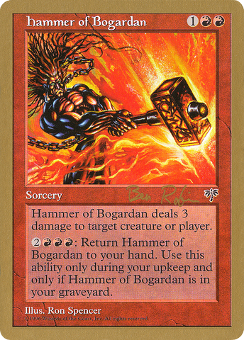 Hammer of Bogardan (Ben Rubin) [World Championship Decks 1998] - The Mythic Store | 24h Order Processing