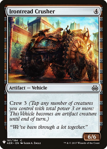 Irontread Crusher [Mystery Booster] - The Mythic Store | 24h Order Processing