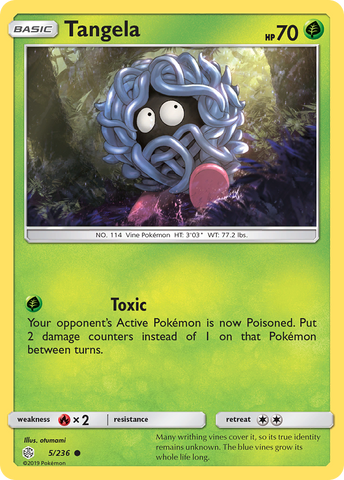 Tangela (5/236) [Sun & Moon: Cosmic Eclipse] - The Mythic Store | 24h Order Processing
