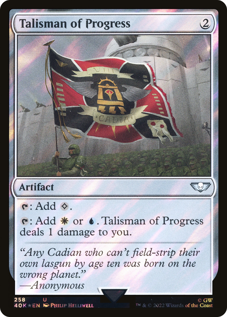 Talisman of Progress (Surge Foil) [Warhammer 40,000] - The Mythic Store | 24h Order Processing