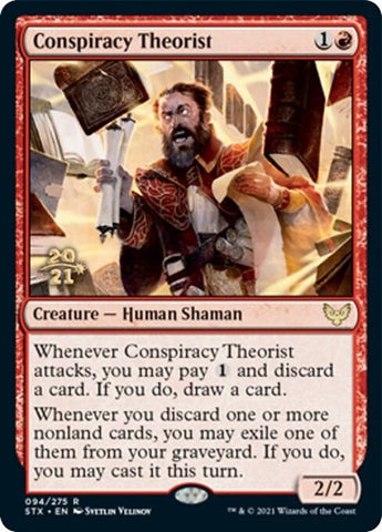 Conspiracy Theorist [Strixhaven: School of Mages Prerelease Promos] - The Mythic Store | 24h Order Processing
