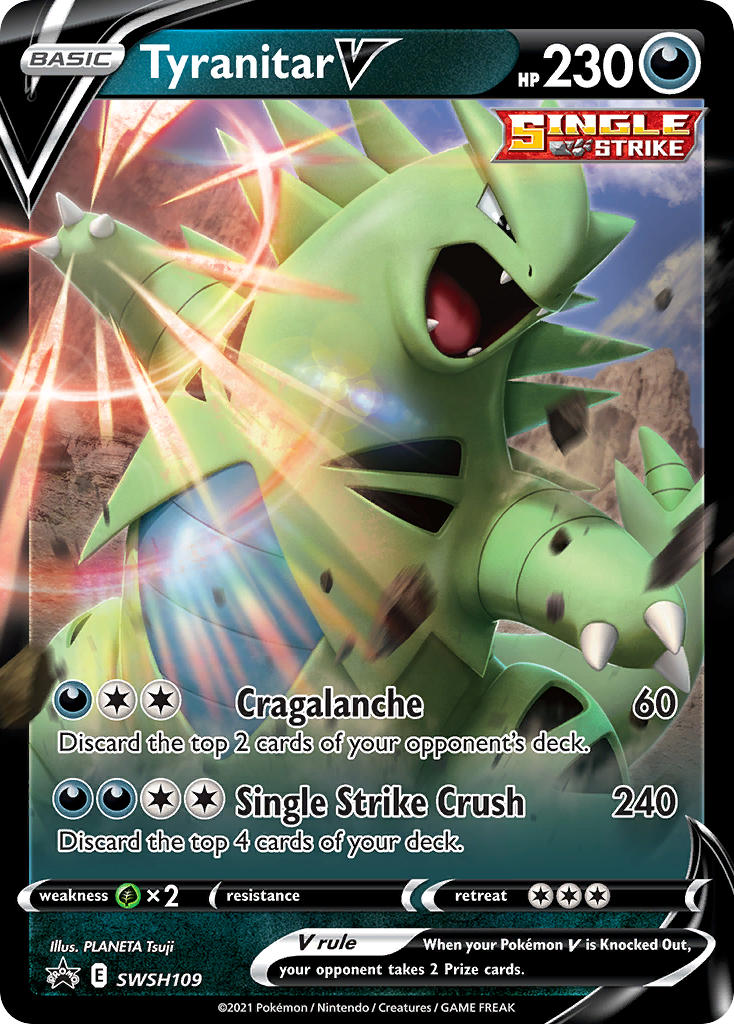 Tyranitar V (SWSH109) [Sword & Shield: Black Star Promos] - The Mythic Store | 24h Order Processing