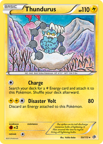 Thundurus (50/113) (Theme Deck Exclusive) [Black & White: Legendary Treasures] - The Mythic Store | 24h Order Processing