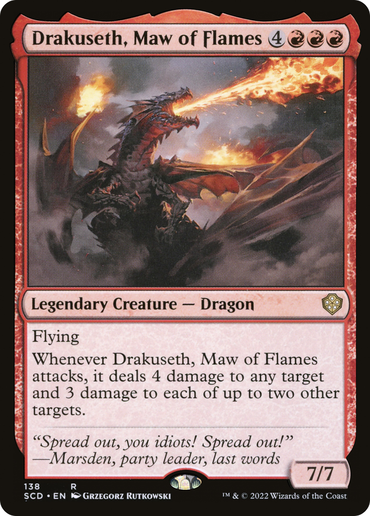 Drakuseth, Maw of Flames [Starter Commander Decks] - The Mythic Store | 24h Order Processing