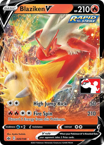 Blaziken V (020/198) [Prize Pack Series One] - The Mythic Store | 24h Order Processing