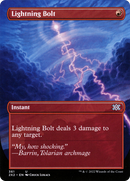 Lightning Bolt (Borderless Alternate Art) [Double Masters 2022] - The Mythic Store | 24h Order Processing