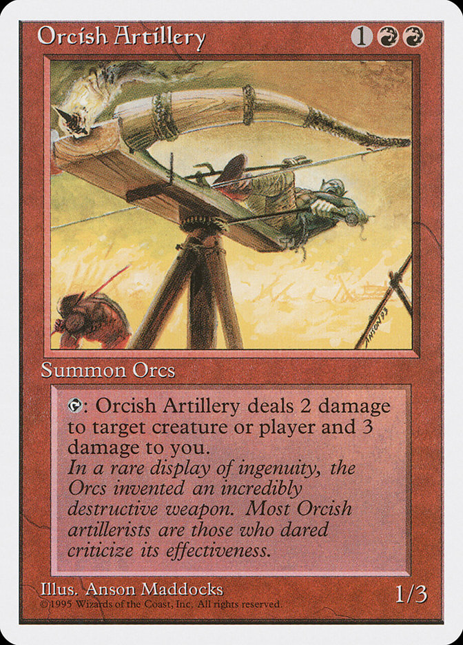 Orcish Artillery [Fourth Edition] - The Mythic Store | 24h Order Processing