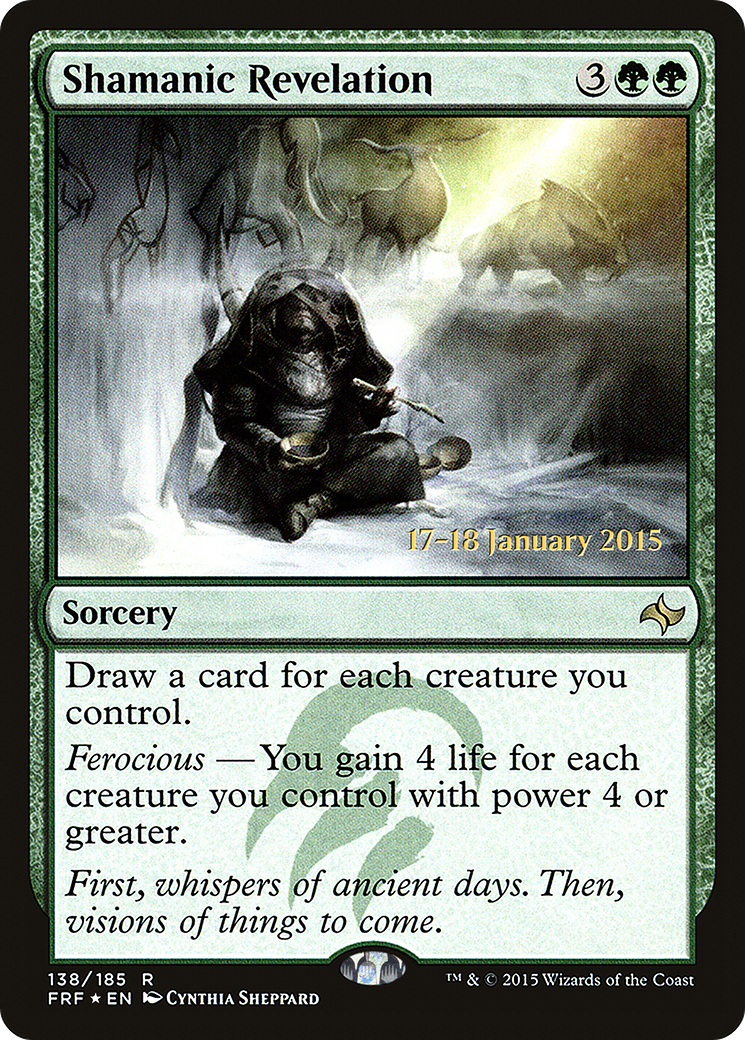 Shamanic Revelation [Fate Reforged Prerelease Promos] - The Mythic Store | 24h Order Processing