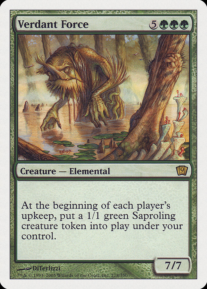 Verdant Force (9th Edition) [Oversize Cards] - The Mythic Store | 24h Order Processing