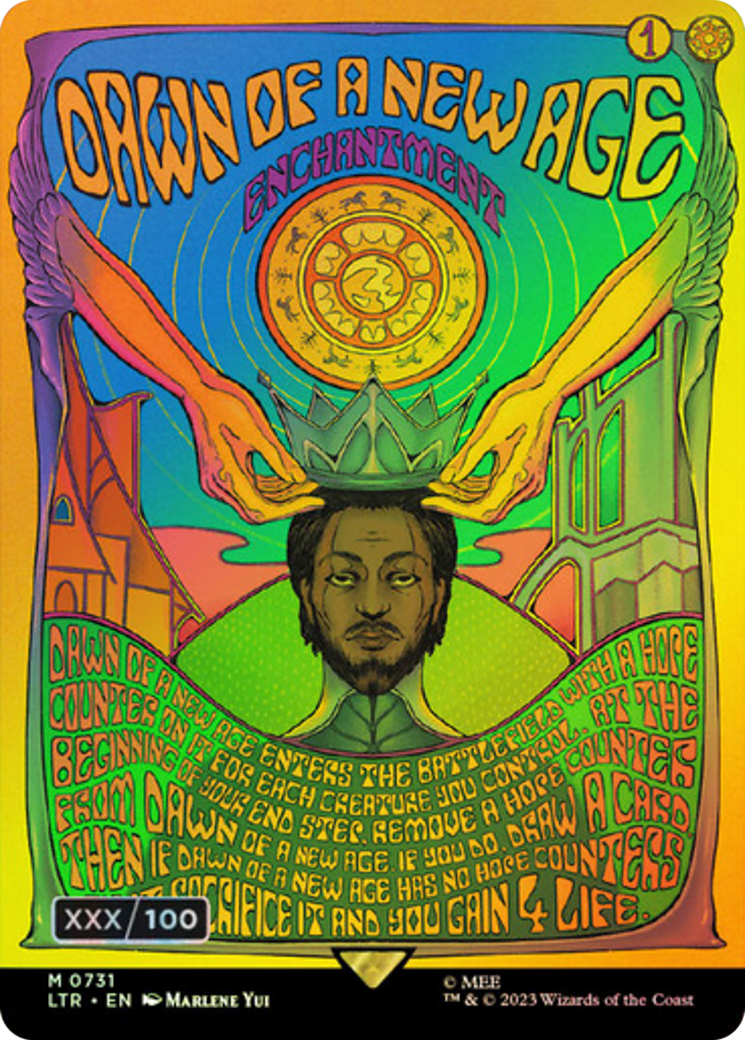 Dawn of a New Age (Borderless Poster) (Serialized) [The Lord of the Rings: Tales of Middle-Earth] - The Mythic Store | 24h Order Processing