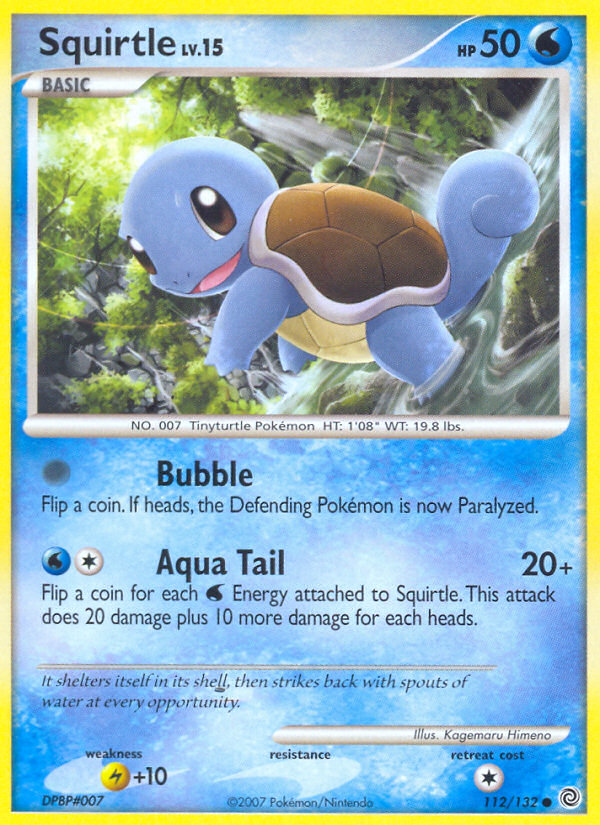 Squirtle (112/132) [Diamond & Pearl: Secret Wonders] - The Mythic Store | 24h Order Processing