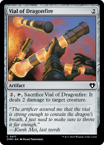 Vial of Dragonfire [Commander Masters] - The Mythic Store | 24h Order Processing