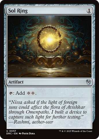 Sol Ring (0057) [Aetherdrift Commander] - The Mythic Store | 24h Order Processing